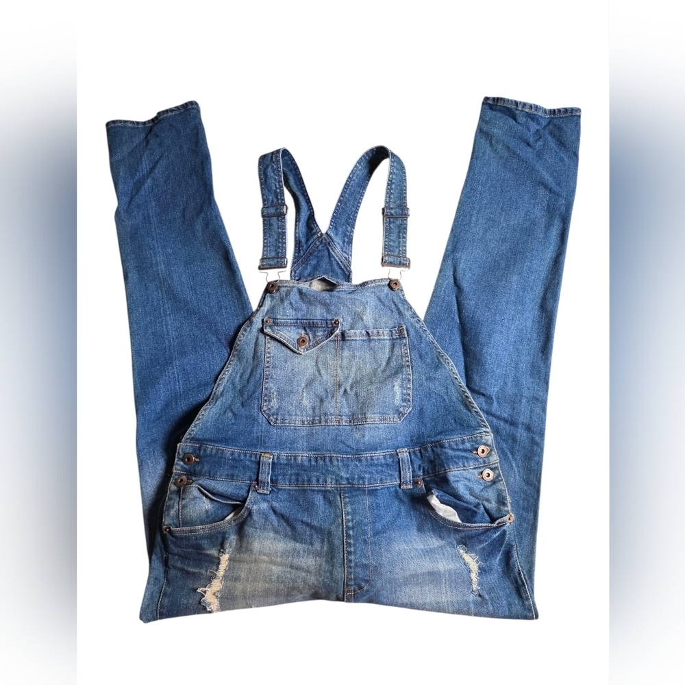 American Rag Men's Blue Denim Overalls